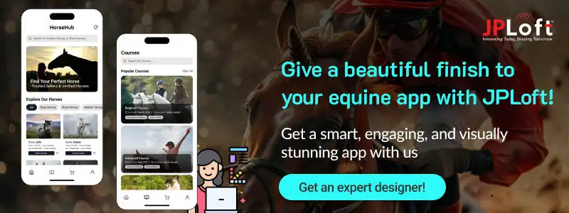 Give a beautiful finish to your equine app with JPLoft